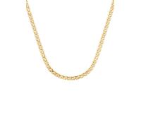 Kette ohne Anhänger FIRETTI "Schmuck Geschenk Silber 925 Halsschmuck Halskette Gliederkette", gold (gelbgoldfarben), Halsketten, Damen, Silber 925 (Sterlingsilber), L: 45 B: 1,4mm, B:1,4mm (94379225-0