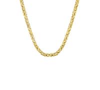 Kette ohne Anhänger FIRETTI "Schmuck Geschenk Silber 925 Halsschmuck Halskette Königskette" Gr. 60, gold (gelbgoldfarben), Halsketten, Herren, 60, Silber 925 (Sterlingsilber), B: 4mm, Made in Germany,