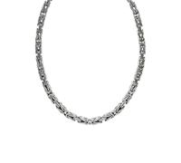 Collierkettchen ZEEME "Silber 925 poliert Königskette 5mm breit", weiß, Halsketten, Damen, 70cm, Silber 925 (Sterlingsilber), L: 70 B: 5mm, glänzend, B:5mm (91840610-0) weiß