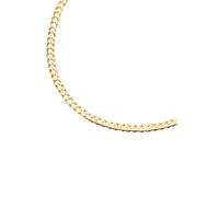 Kette ohne Anhänger FIRETTI "Schmuck Geschenk Silber 925 Halsschmuck Halskette Panzerkette" Gr. 50, gold (gelbgoldfarben), Halsketten, Damen, 50, Silber 925 (Sterlingsilber), B: 4,9mm, B:4,9mm (719129