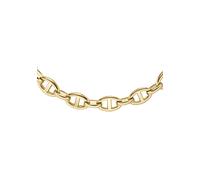 Kette ohne Anhänger FOSSIL "Schmuck Geschenk Edelstahl Heritage D-Link", gold (gelbgoldfarben), Halsketten, Damen, Edelstahl, L: 40,5 B: 8,2mm, B:8,2mm (36732102-0) gelbgoldfarben