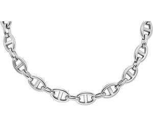 Kette ohne Anhänger FOSSIL "Schmuck Geschenk Edelstahl Heritage D-Link", silber (edelstahlfarben), Halsketten, Damen, Edelstahl Metall, L: 45,5 B: 7,8mm, Edelstahl, Metall, B:7,8mm (65575500-0) edelst