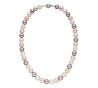 Kette ohne Anhänger JOBO "Perlenkette", mehrfarbig, Halsketten, Damen, Messing, L: 45, multicolor 10 mm 45 cm (75868522-0) mehrfarbig