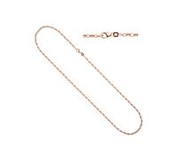 Kette ohne Anhänger JOBO, rosa (roségoldfarben), Halsketten, Damen, Silber 925 (Sterlingsilber), L: 70, Ankerkette 925 Silber roségold vergoldet 70 cm (41493366-0) roségoldfarben