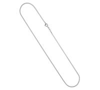 Kette ohne Anhänger JOBO, weiß (weißgold 333), Halsketten, Damen, Weißgold 333, L: 36, Panzerkette 333 Weißgold 1,7 mm 36 cm (31311002-0) weißgold 333