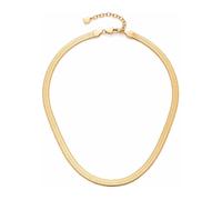 Leonardo Schmuck 023170 Damen-Halskette Snake Edelstahl Goldfarben