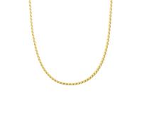 Kette ohne Anhänger S.OLIVER "2035760, 2035761", gold (gelbgoldfarben), Halsketten, Damen, Edelstahl, L: 45 (34165648-0) gelbgoldfarben