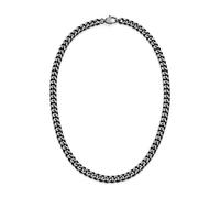Kette ohne Anhänger S.OLIVER, silber (grau), Halsketten, Herren, Edelstahl, L: 55 B: 8mm, B:8mm (75154665-0) grau