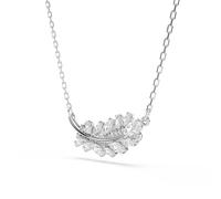 Kette ohne Anhänger SWAROVSKI "Schmuck Geschenk VIENNA Halskette", silber (metallfarben, kristallweiß), Halsketten, Damen, Metall, mit Swarovski Kristall (69069563-0) metallfarben, kristallweiß