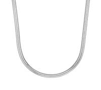 Kette ohne Anhänger TOM TAILOR "Schmuck Geschenk Edelstahl Schlangenkettengliederung", edelstahlfarben, Halsketten, Damen, Edelstahl, L: 45 B: 5,3mm, B:5,3mm (57953839-0) edelstahlfarben
