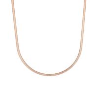 Kette ohne Anhänger TOM TAILOR "Schmuck Geschenk Edelstahl Schlangenkettengliederung", rosa (roségoldfarben), Halsketten, Damen, Edelstahl, L: 45 B: 3mm, B:3mm (64678029-0) roségoldfarben