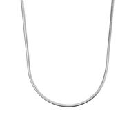 Kette ohne Anhänger TOM TAILOR, silber (edelstahlfarben), Halsketten, Herren, Edelstahl, L: 60 B: 3,1mm, B:3,1mm (43064227-0) edelstahlfarben