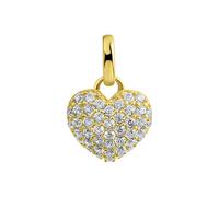 Fascination by Ellen K. Damen Anhänger 375/- Gold 1,2cm Glänzend Zirkonia gelb 360340568-5