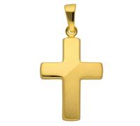 Kettenanhänger ADELIA´S "333 Gold Kreuz Anhänger", gold, Schmuckanhänger, Damen, Gold, Kettenanhänger, Goldschmuck für Damen & Herren (81192744-0) gold