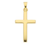 Kettenanhänger ADELIA´S "585 Gold Kreuz Anhänger", gold, Schmuckanhänger, Damen, Gold, Kettenanhänger, Goldschmuck für Damen & Herren (77043944-0) gold