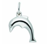 Kettenanhänger ADELIA´S "Anhänger Delphin 925 Silber - Silberanhänger Delphin", silber, Schmuckanhänger, Mädchen, Silber 925 (Sterlingsilber), Kettenanhänger, Silberanhänger Delphin (53380328-0) silbe