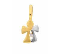 Kettenanhänger ADELIA´S "Damen 333 Gold Anhänger Engel mit Zirkonia", gold, Schmuckanhänger, Damen, Gold, Kettenanhänger, mit Zirkonia für Damen (67776306-0) gold