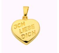 Kettenanhänger ADELIA´S "Damen 333 Gold Anhänger Herz", gold, Schmuckanhänger, Damen, Kinder, Gelbgold 333 Gold, Gelbgold 333, Gold, Kettenanhänger, Goldschmuck für Damen (82420157-0) gold