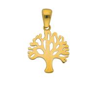 Kettenanhänger ADELIA´S "Damen 333 Gold Anhänger Lebensbaum", gold, Schmuckanhänger, Damen, Gold, Kettenanhänger, für Damen (45055012-0) gold