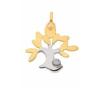 Kettenanhänger ADELIA´S "Damen 333 Gold Anhänger Lebensbaum mit Zirkonia", gold, Schmuckanhänger, Damen, Gold, Kettenanhänger, mit Zirkonia für Damen (82334265-0) gold