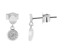 Kettenanhänger ADELIA´S "Damen Anhänger - Anhänger aus 925 Silber mit Zirkonia", silber, Schmuckanhänger, Damen, Silber 925 (Sterlingsilber), Kettenanhänger, Ideal als Geschenk - dezent und elegant (9