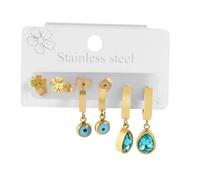 Kettenanhänger ADELIA´S "Damen Anhänger - Anhänger aus Edelstahl mit Strass Steinchen", gold, Schmuckanhänger, Damen, Edelstahl, Kettenanhänger, Perfekt als Geschenk zum Jubiläum (66644268-0) gold