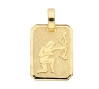 Kettenanhänger ADELIA´S "Damen Gold Schmuck 333 Gold Sternzeichen Anhänger Schütze", gold, Schmuckanhänger, Damen, Schütze, Gold, Kettenanhänger, Goldschmuck für Damen & Herren (85086707-0) gold