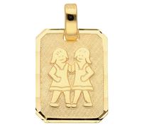 Kettenanhänger ADELIA´S "Damen Gold Schmuck 333 Gold Sternzeichen Anhänger Zwilling", gold, Schmuckanhänger, Damen, Zwilling, Gold, Kettenanhänger, Goldschmuck für Damen & Herren (65620802-0) gold