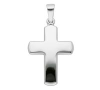 Kettenanhänger ADELIA´S "Damen Gold Schmuck 333 Weißgold Kreuz Anhänger", silber, Schmuckanhänger, Damen, Gold, Kettenanhänger, Goldschmuck für Damen & Herren (82357332-0) silber