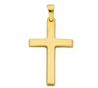 Kettenanhänger ADELIA´S "Damen Gold Schmuck 585 Gold Kreuz Anhänger", gold, Schmuckanhänger, Damen, Gold, Kettenanhänger, Goldschmuck für Damen & Herren (68339719-0) gold