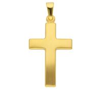 Kettenanhänger ADELIA´S "Damen Gold Schmuck 585 Gold Kreuz Anhänger", gold, Schmuckanhänger, Damen, Gold, Kettenanhänger, Goldschmuck für Damen & Herren (86004053-0) gold