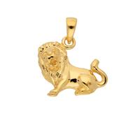 Kettenanhänger ADELIA´S "Damen Gold Schmuck 585 Gold Sternzeichen Anhänger Löwe", gold, Schmuckanhänger, Damen, Löwe, Gold, Kettenanhänger, Goldschmuck für Damen & Herren (26026241-0) gold