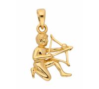 Kettenanhänger ADELIA´S "Damen Gold Schmuck 585 Gold Sternzeichen Anhänger Schütze", gold, Schmuckanhänger, Damen, Schütze, Gold, Kettenanhänger, Goldschmuck für Damen & Herren (16311135-0) gold