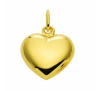 Kettenanhänger ADELIA´S "Damen Goldschmuck 585 Gold Anhänger Herz", gold, Schmuckanhänger, Damen, Gold, Kettenanhänger, 585 Gold Goldschmuck für Damen (72026448-0) gold