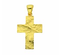 Kettenanhänger ADELIA´S "Damen & Herren 333 Gold Kreuz Anhänger", gold, Schmuckanhänger, Damen, Damen, Gelbgold 333 Gold, Gelbgold 333, Gold, Kettenanhänger, Goldschmuck für Damen & Herren (44089526-0