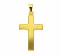 Kettenanhänger ADELIA´S "Damen & Herren 333 Gold Kreuz Anhänger", gold, Schmuckanhänger, Damen, Damen, Gelbgold 333 Gold, Gelbgold 333, Gold, Kettenanhänger, Goldschmuck für Damen & Herren (99901049-0