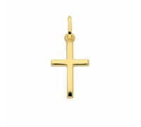 Kettenanhänger ADELIA´S "Damen & Herren 585 Gold Kreuz Anhänger", gold, Schmuckanhänger, Damen, Damen, Gelbgold 585 Gold, Gelbgold 585, Gold, Kettenanhänger, Goldschmuck für Damen & Herren (65971812-0
