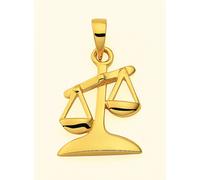 Kettenanhänger ADELIA´S "Damen & Herren 585 Gold Sternzeichen Anhänger Waage", gold, Schmuckanhänger, Damen, Damen, Waage, Gelbgold 585 Gold, Gelbgold 585, Gold, Kettenanhänger, Goldschmuck für Damen 