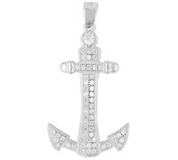 Kettenanhänger ADELIA´S "eleganter Anker Anhänger aus 925 Sterling Silber", silber, Schmuckanhänger, Damen, Silber 925 (Sterlingsilber), Kettenanhänger (20239264-0) silber