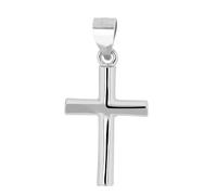 Kettenanhänger ADELIA´S "eleganter Kreuz Anhänger aus 925 Sterling Silber", silber, Schmuckanhänger, Damen, Silber 925 (Sterlingsilber), Kettenanhänger (83138323-0) silber