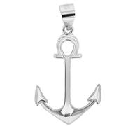 Kettenanhänger ADELIA´S "hochwertiger Anker Anhänger aus 925 Sterling Silber", silber, Schmuckanhänger, Damen, Silber 925 (Sterlingsilber), Kettenanhänger (30794732-0) silber