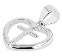 Kettenanhänger ADELIA´S "Kinder Anhänger - Kreuz Kreuzanhänger aus 925 Silber", silber, Schmuckanhänger, Mädchen, Silber 925 (Sterlingsilber), Kettenanhänger, Ideal zum Verschenken - schlicht und stil