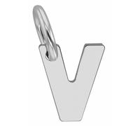 Kettenanhänger ADELIA´S "modischer Buchstabe Anhänger aus 925 Sterling Silber", silber, Schmuckanhänger, Damen, Silber 925 (Sterlingsilber), Kettenanhänger (31089463-0) silber