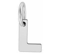 Kettenanhänger ADELIA´S "modischer Buchstabe Anhänger aus 925 Sterling Silber", silber, Schmuckanhänger, Damen, Silber 925 (Sterlingsilber), Kettenanhänger (17727735-0) silber