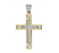 Kettenanhänger ADELIA´S "Neuheit 2025 - hochwertiger Kreuz Anhänger aus Edelstahl", silber, Schmuckanhänger, Damen, Edelstahl, Kettenanhänger (62344440-0) silber