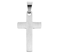 Kettenanhänger ADELIA´S "Neuheit 2025 - stylischer Kreuz Anhänger aus Edelstahl", gold, Schmuckanhänger, Damen, Edelstahl, Kettenanhänger (45751465-0) gold