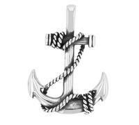 Kettenanhänger ADELIA´S "Neuheit 2025 - zeitloser Anker Anhänger aus Edelstahl", silber, Schmuckanhänger, Damen, Edelstahl, Kettenanhänger (51694728-0) silber