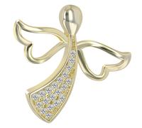 Kettenanhänger ADELIA´S "stilvoller Engel Anhänger aus 925 Sterling Silber", gold, Schmuckanhänger, Damen, Silber 925 (Sterlingsilber), Kettenanhänger (45091055-0) gold