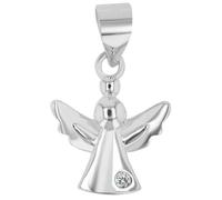 Kettenanhänger ADELIA´S "stylischer Engel Anhänger aus 925 Sterling Silber", silber, Schmuckanhänger, Damen, Silber 925 (Sterlingsilber), Kettenanhänger (41440530-0) silber