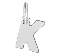Kettenanhänger ADELIA´S "trendiger Buchstabe Anhänger aus 925 Sterling Silber", silber, Schmuckanhänger, Damen, Silber 925 (Sterlingsilber), Kettenanhänger (75330042-0) silber